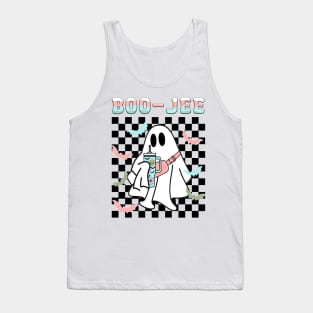 Spooky Season Cute Ghost Halloween Costume Boujee Boo-Jee Tank Top